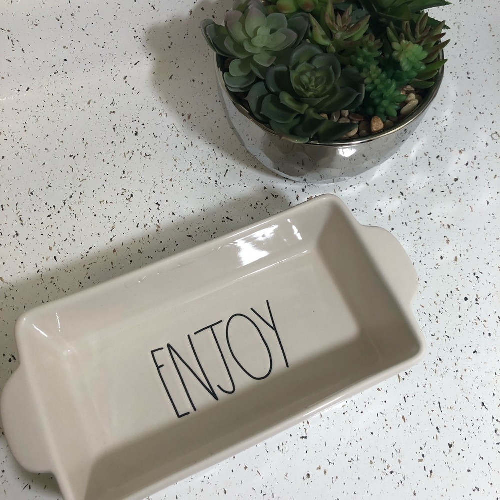 Rae Dunn “Enjoy” Small Bread Loaf Baking Dish
